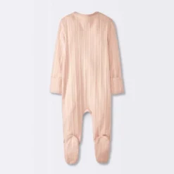 Baby Girls' 3pk Floral Sleep N' Play - Cloud Island™ Peach