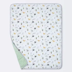 Jersey Knit Reversible Baby Blanket Jungle Animals - Cloud Island™ Gray/Green 8 Jersey Knit Reversible Baby Blanket Jungle Animals - Cloud Island™ Gray/Green -Target GUEST e51f35f8 bf57 46ae a860 8f8ed98cd4a9