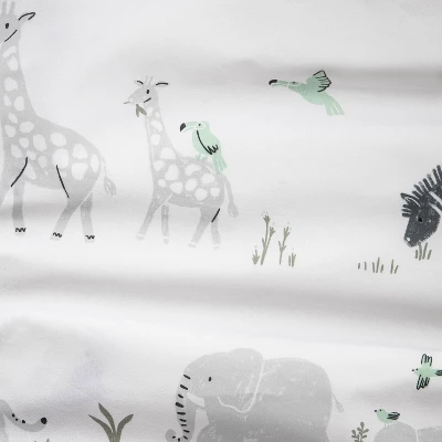 Fitted Crib Sheet - Cloud Island™ Two By Two Animals 5 Fitted Crib Sheet - Cloud Island™ Two By Two Animals - Image 3