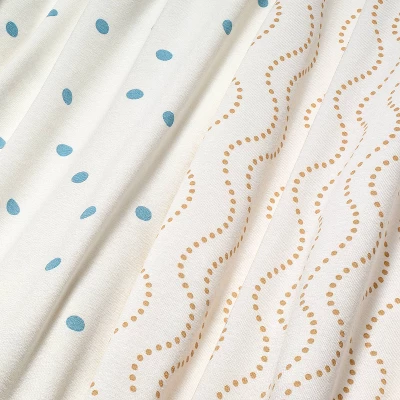 Fitted Jersey Crib Sheet - Dots & Squiggles - 2pk - Cloud Island™ 4 Fitted Jersey Crib Sheet - Dots & Squiggles - 2pk - Cloud Island™ - Image 2
