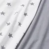 Fitted Mini Crib Jersey Sheet - Cloud Island™ Star/Gray 2pk