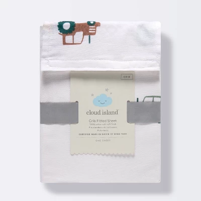 Fitted Crib Sheet - Cloud Island™ Transportation 6 Fitted Crib Sheet - Cloud Island™ Transportation - Image 4