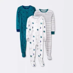 Baby Boys' 3pk Tight Fit Sleep N' Play - Cloud Island™ -Target GUEST ecfb2388 c1a9 4216 bf12 c59148b9a77a