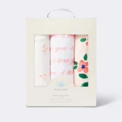 Muslin Swaddle Blanket In Bloom - Pink - 3pk - Cloud Island™ 5 Muslin Swaddle Blanket In Bloom - Pink - 3pk - Cloud Island™ -Target GUEST f158480b ec14 415c a271 88ae9666a492