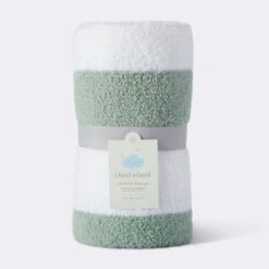 Chenille Stripe Baby Blanket - Green And White Stripe - Cloud Island™ 7 Chenille Stripe Baby Blanket - Green And White Stripe - Cloud Island™ -Target GUEST f1d770bd 8395 4c5f 908f 0abf2d889710
