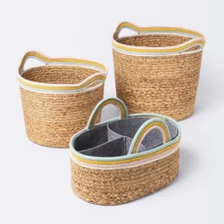 Natural Woven Round Storage Bin With Coiled Rope Handle - Cloud Island™ M 7 Natural Woven Round Storage Bin With Coiled Rope Handle - Cloud Island™ M -Target GUEST f2c0b681 df2b 4431 8e48 9cfc420789b9 2