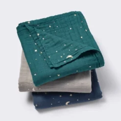 Muslin Swaddle Baby Blanket - Cool Metallic - 3pk - Cloud Island™ 9 Muslin Swaddle Baby Blanket - Cool Metallic - 3pk - Cloud Island™ -Target GUEST f33cae79 c56c 4376 a91c dc5e8fc49bd5