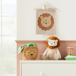 Lion Fiber Wall Art - Cloud Island™