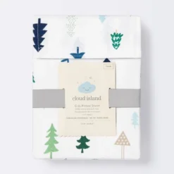 Crib Fitted Sheet Trees - Cloud Island™ - Blue 8 Crib Fitted Sheet Trees - Cloud Island™ - Blue -Target GUEST f98275c7 503f 417b 858a 72d08536fd5a