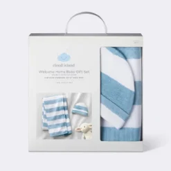 Hospital Muslin Swaddle Baby Blanket And Hat Gift Set - Blue And White Stripes - 2pk - Cloud Island™ 7 Hospital Muslin Swaddle Baby Blanket And Hat Gift Set - Blue And White Stripes - 2pk - Cloud Island™ -Target GUEST fb8d0c4a 6731 47a1 9087 7e052aa41e53