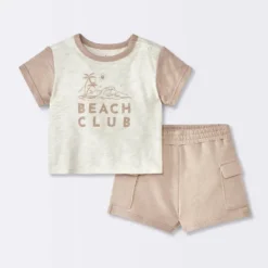 Baby Boys' Beach Club Cargo Top & Shorts Set - Cloud Island™ Cream 9 Baby Boys' Beach Club Cargo Top & Shorts Set - Cloud Island™ Cream -Target GUEST fbab5074 ec8e 498b 8255 759632c4f91f