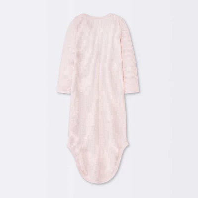 Baby Girls' 2pk Basic Waffle Gowns - Cloud Island™ Pink 3 Baby Girls' 2pk Basic Waffle Gowns - Cloud Island™ Pink