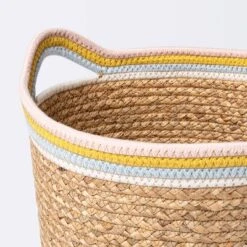 Natural Woven Round Storage Bin With Coiled Rope Handle - Cloud Island™ M 6 Natural Woven Round Storage Bin With Coiled Rope Handle - Cloud Island™ M -Target GUEST ff74fc25 5c3a 433f 8ab2 38631d78e2d3