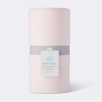 Rayon From Bamboo Quilted Baby Blanket - Light Pink - Cloud Island™ 5 Rayon From Bamboo Quilted Baby Blanket - Light Pink - Cloud Island™ - Image 3
